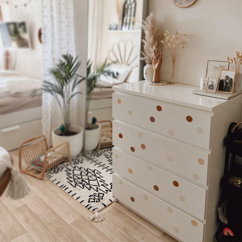 Creative Boho Polka Dot Wall S – обзор и цена Baby Nursery Vintage Decor