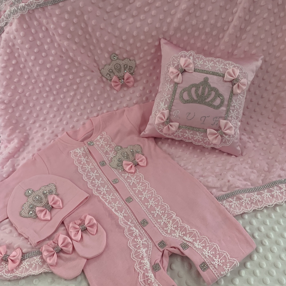 5pcs Baby Girl Outfits Set Wel – обзор и цена Convertible Crib Set