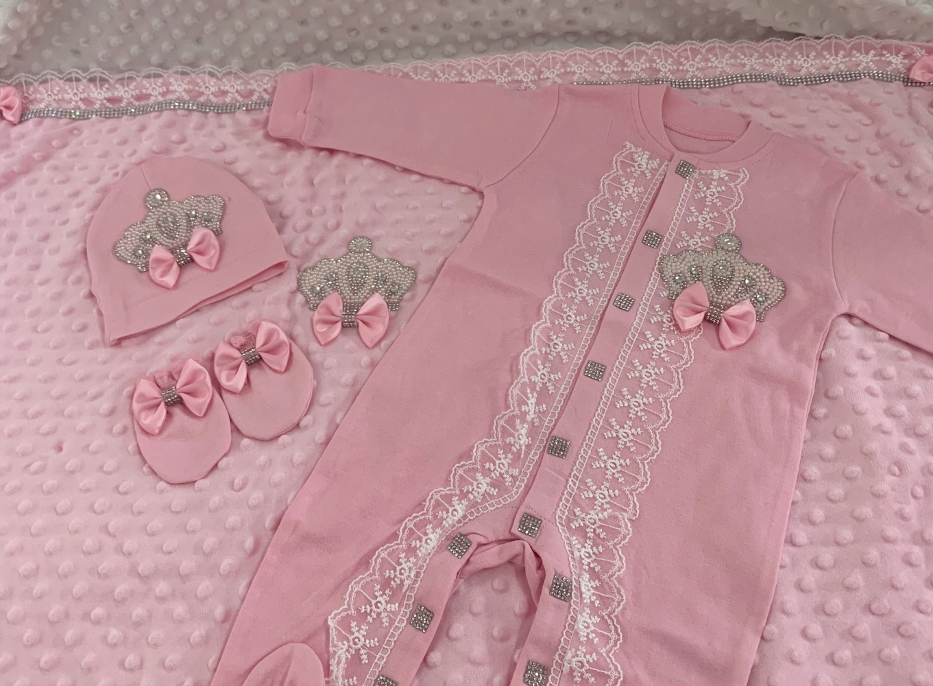 5pcs Baby Girl Outfits Set Wel – обзор и цена Convertible Crib Set