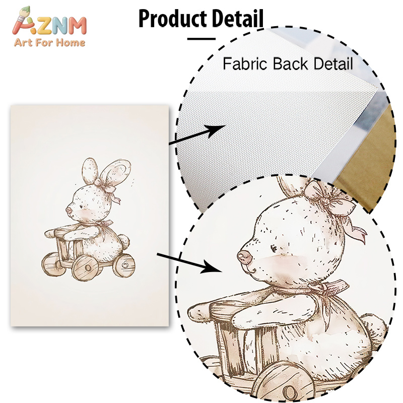AZNM Vintage Baby Toy Canvas W – обзор и цена Baby Nursery Vintage Decor