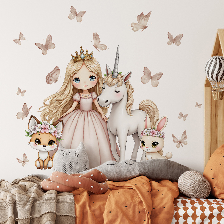 Cartoon Girl Unicorn Vinyl Chi – обзор и цена Baby Nursery Ideas Girl