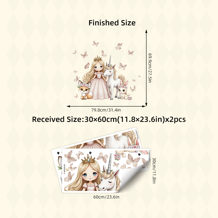Cartoon Girl Unicorn Vinyl Chi – обзор и цена Baby Nursery Ideas Girl