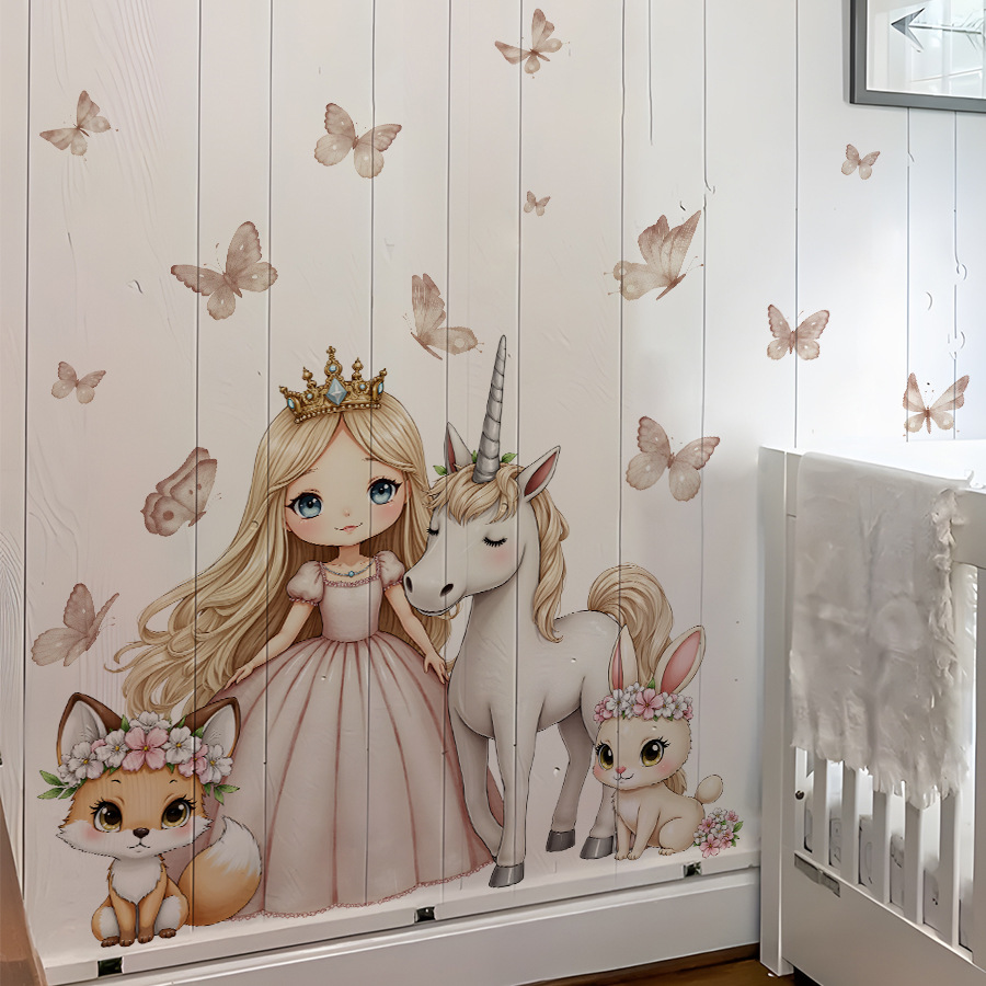 Cartoon Girl Unicorn Vinyl Chi – обзор и цена Baby Nursery Ideas Girl