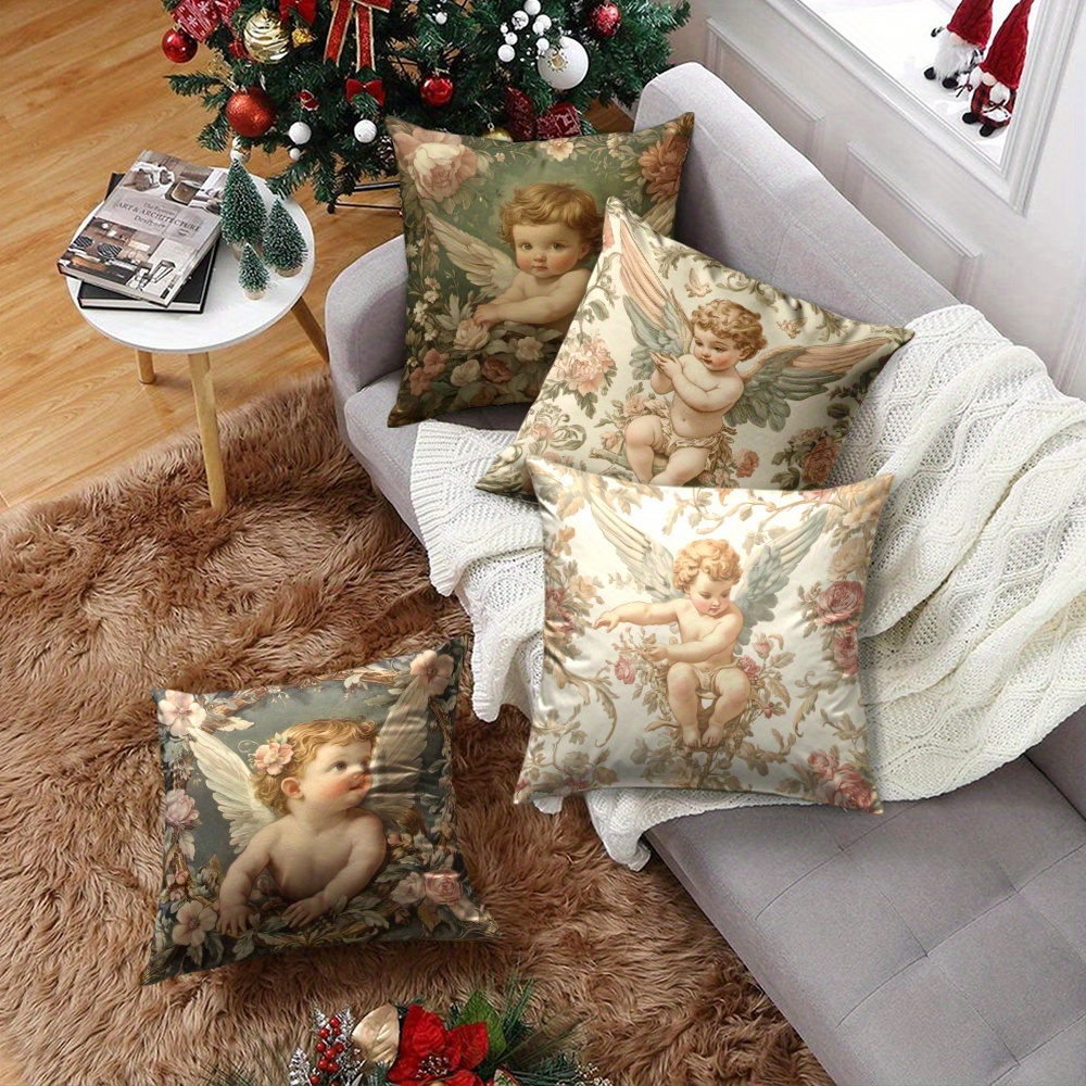 Printed Angel Floral Pillow Co – обзор и цена Baby Nursery Vintage Decor