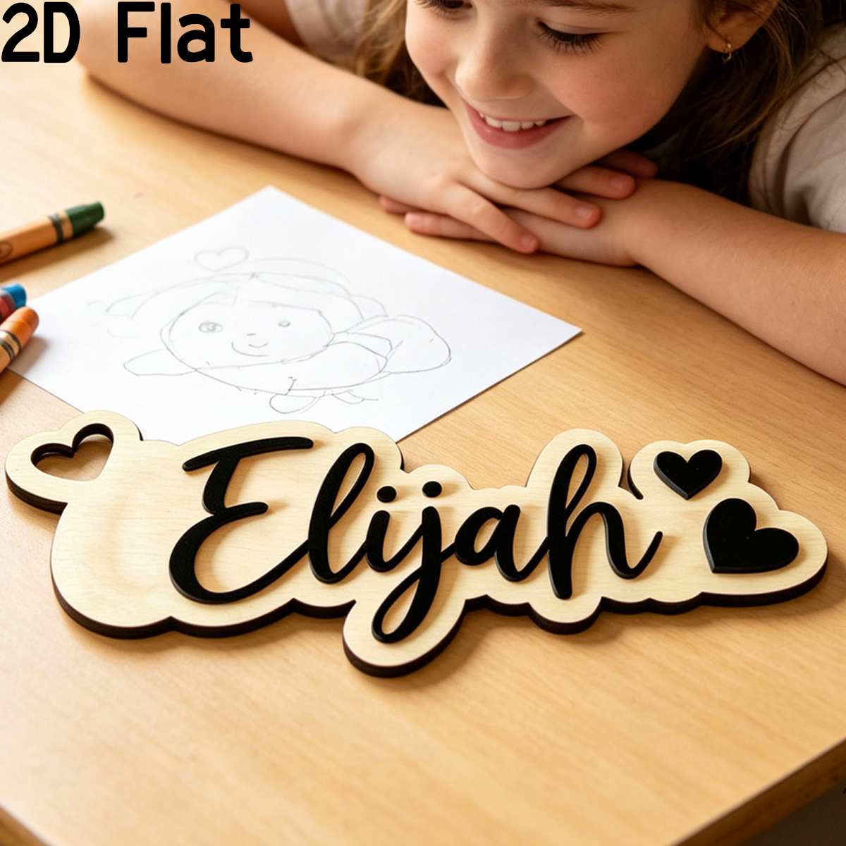 1Pc Custom Love Decor Wooden A – обзор и цена Baby Nursery In