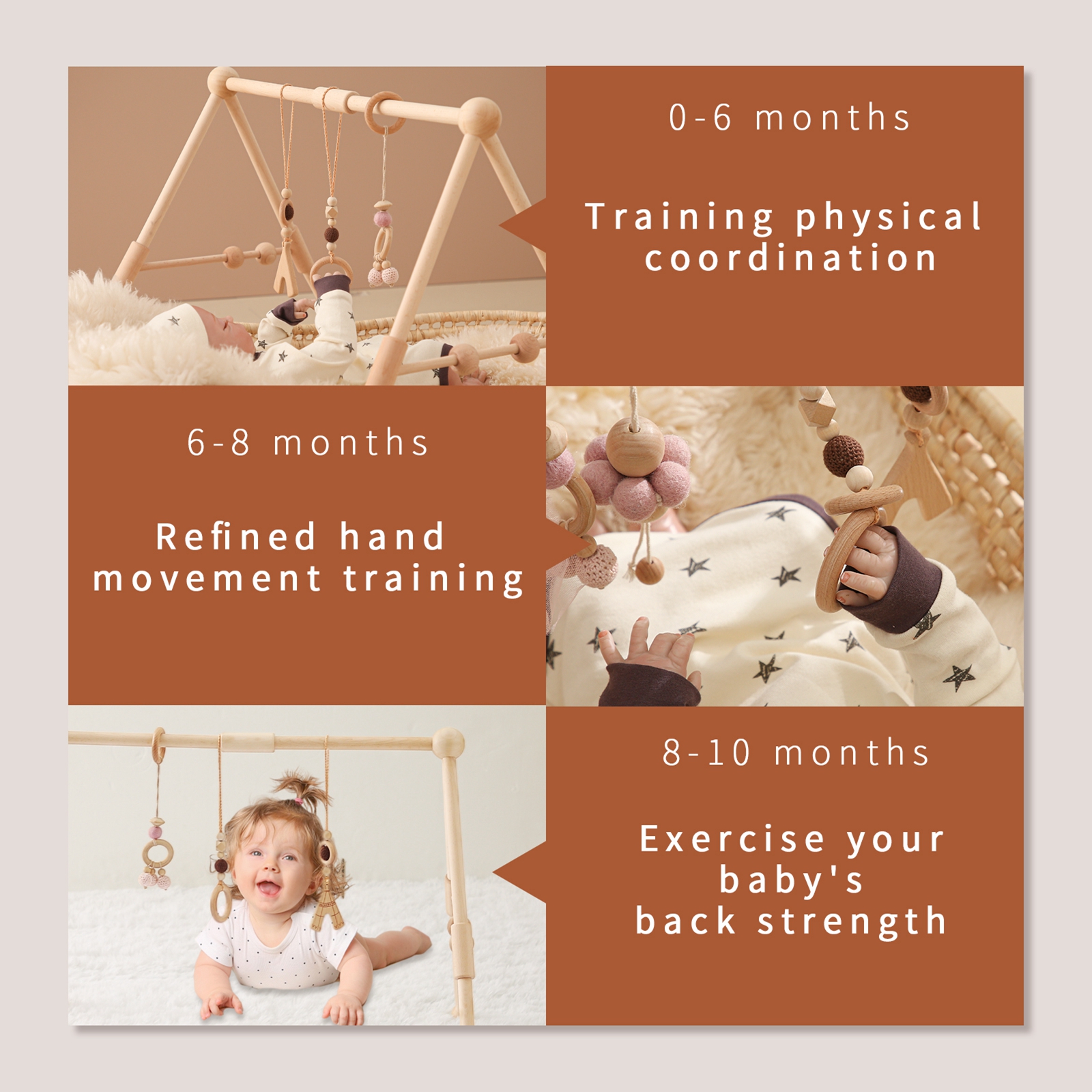 Baby Wooden Toys Play Gym Ordi – обзор и цена Baby Nursery Items