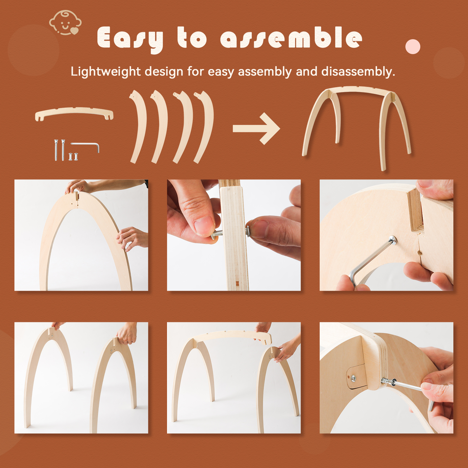 Baby Wooden Toys Play Gym Ordi – обзор и цена Baby Nursery Items