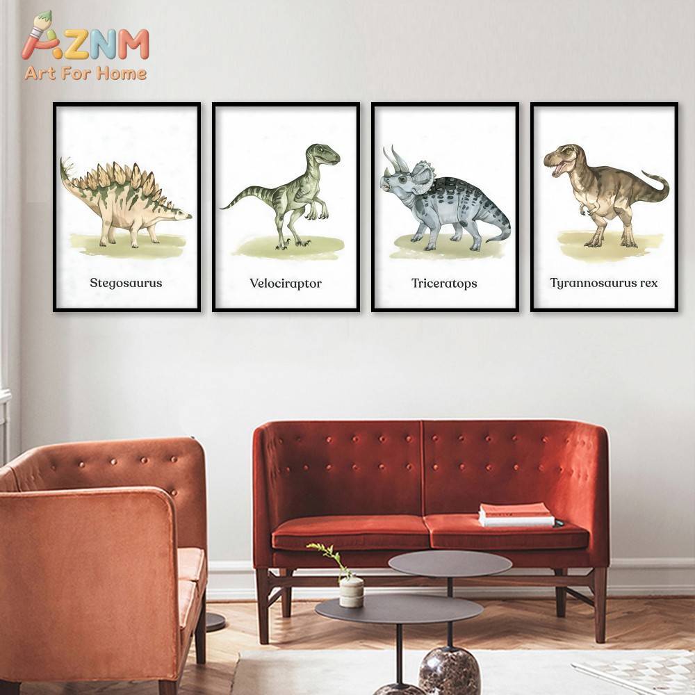 AZNM Cute Cartoon Animal Canva – обзор и цена Baby Nursery Modern
