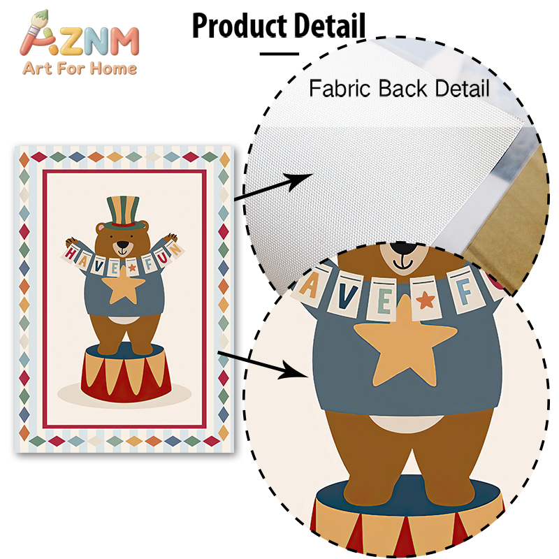 Circus Bear Magician Dog Quote – обзор и цена Baby Nursery Items