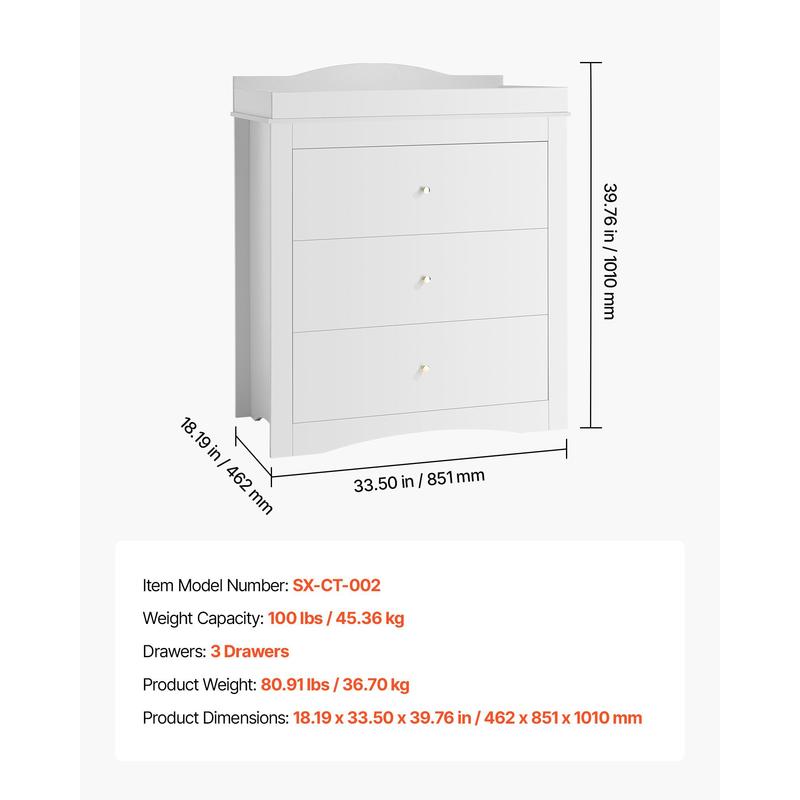 Changing Table Dresser, Baby D – обзор и цена Baby Nursery Modern