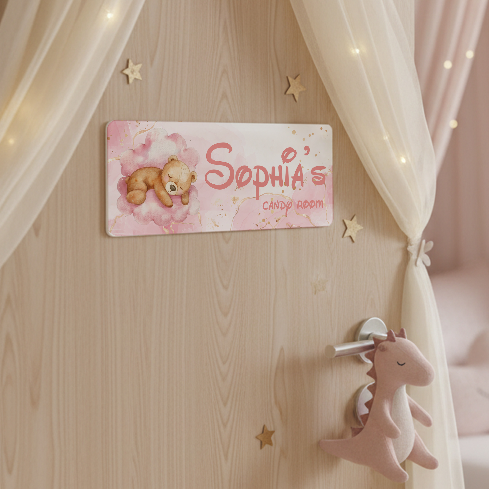 1pc Custom Bear Name/Text Acry – обзор и цена Baby Nursery In