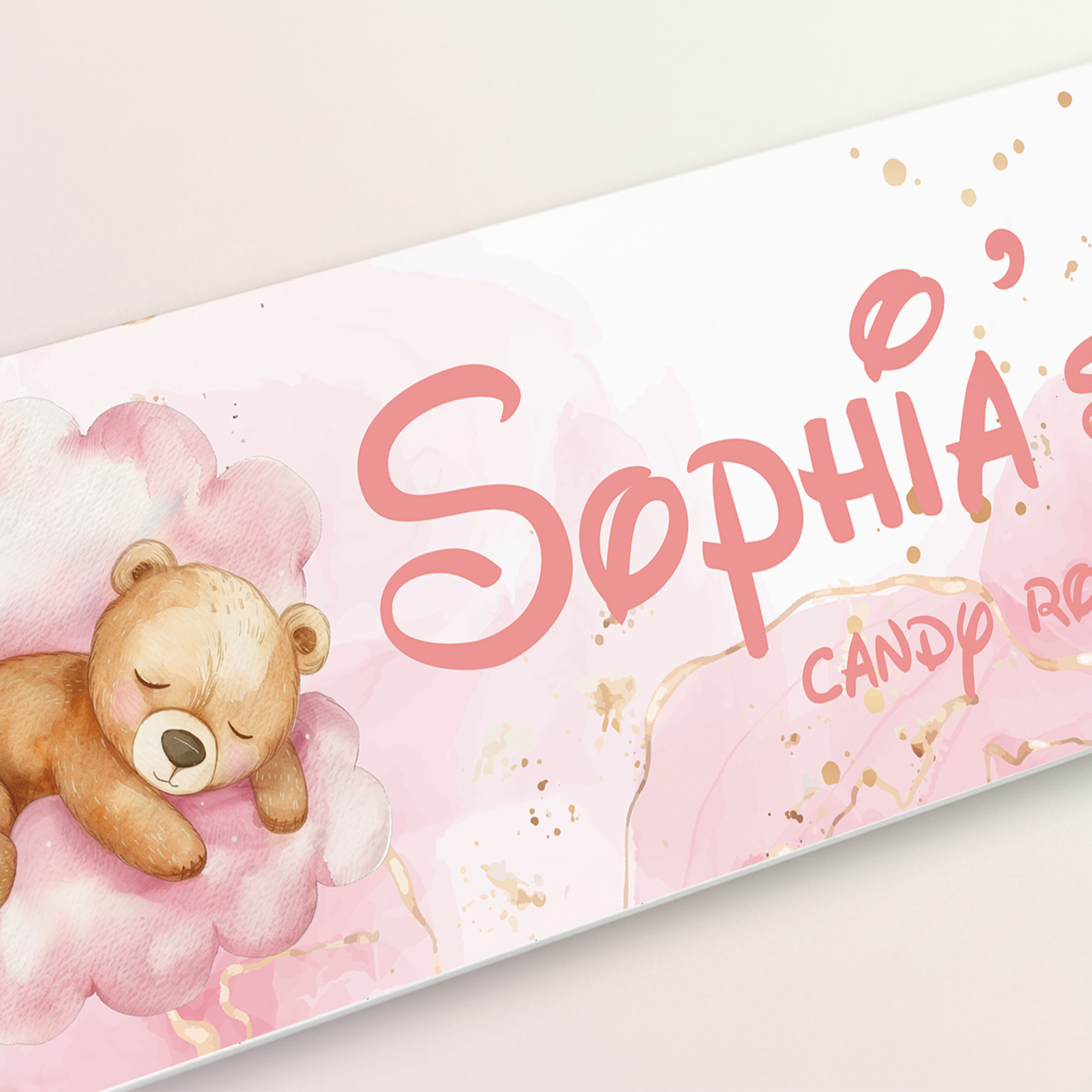 1pc Custom Bear Name/Text Acry – обзор и цена Baby Nursery In