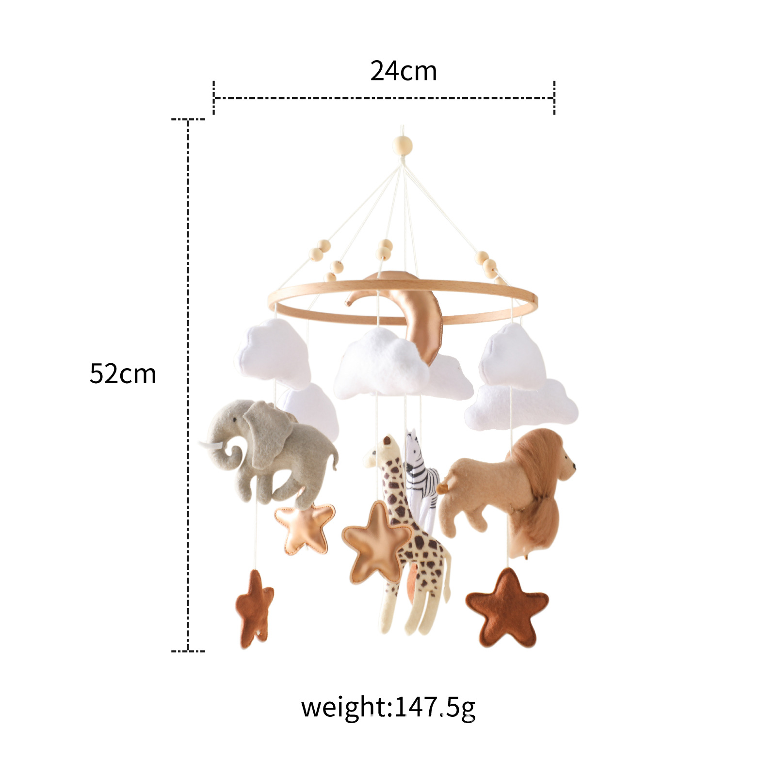 Hot Sale Nordic Handmade Felt  – обзор и цена Baby Nursery Modern