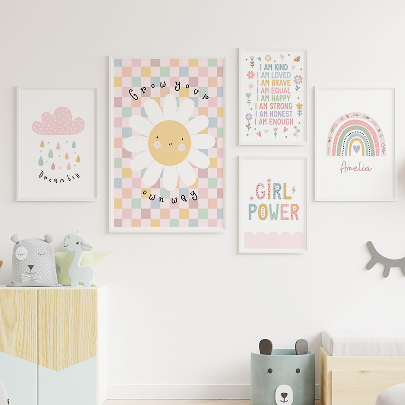 Sun Flower Rainbow Cloud Heart – обзор и цена Baby Nursery Modern