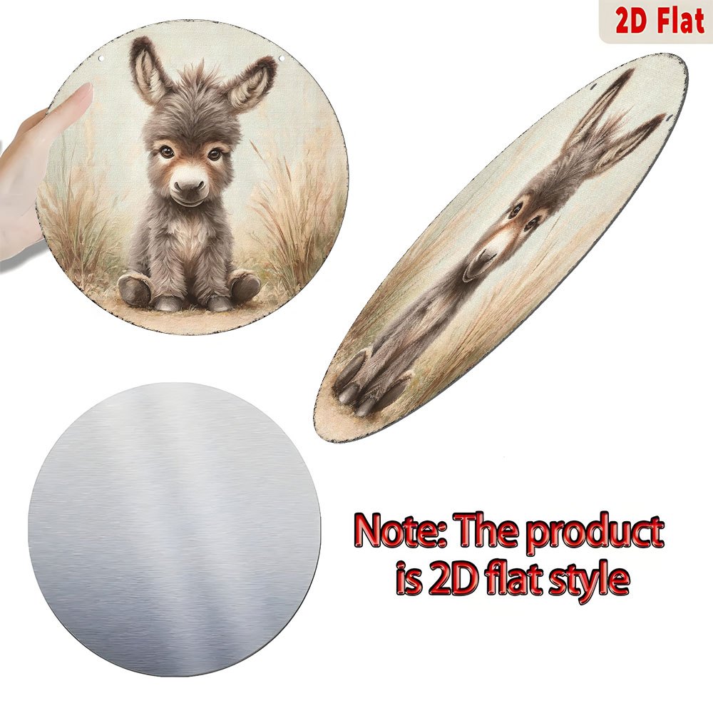 Vintage Baby Donkey Round Meta – обзор и цена Baby Nursery Vintage Decor